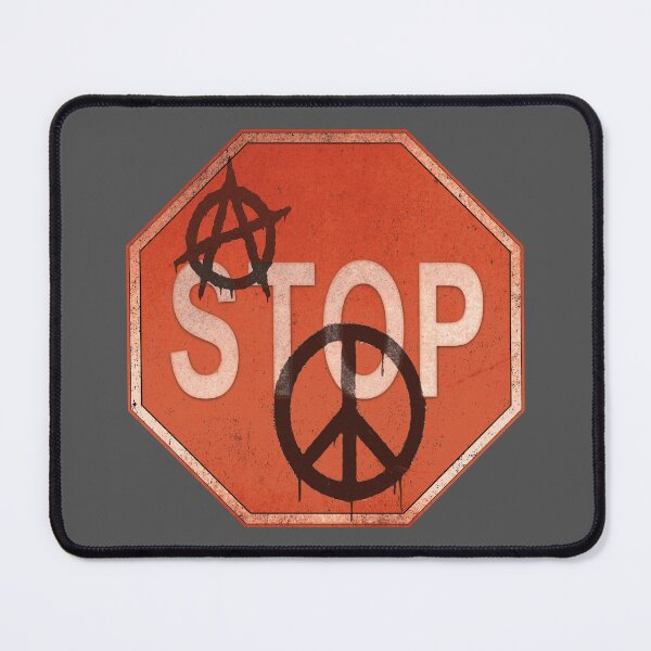 Item preview, STOP SIGN - Peace & Anarchy Symbols designed and sold by RonnyMilleo.