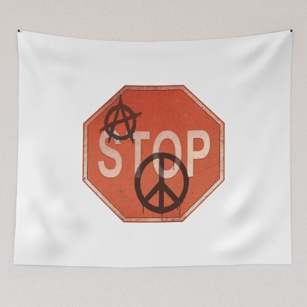 Item preview, STOP SIGN - Peace & Anarchy Symbols designed and sold by RonnyMilleo.