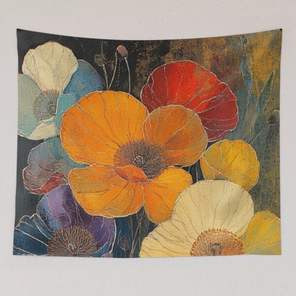 Item preview, Colorful Floral Art designed and sold by TheDarkWardrobe.