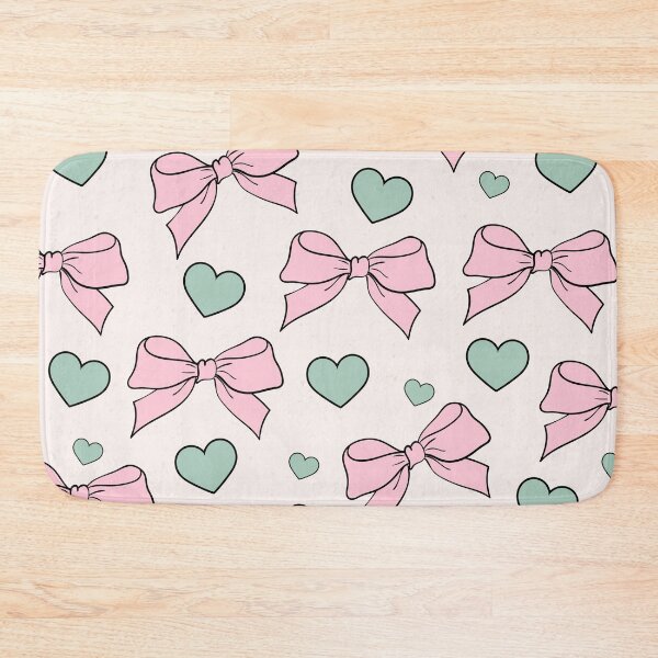 Item preview, Coquette Pink Bows Pattern designed and sold by MiaBellaGirl.