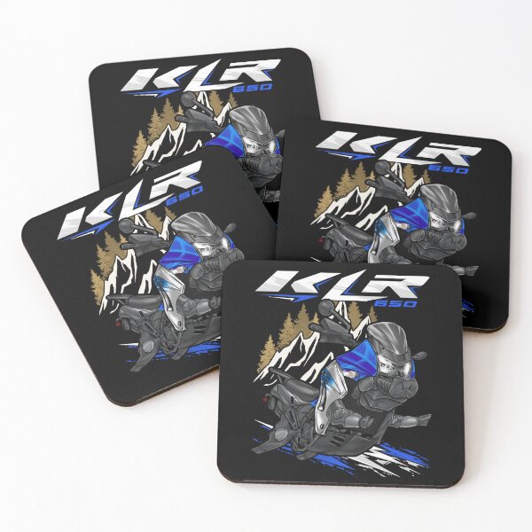 Item preview, Kawasaki KLR650 2012 (Metallic Imperial Blue & Pearl Stardust White) for Motorcycle Riders designed and sold by MotoApparelHub.