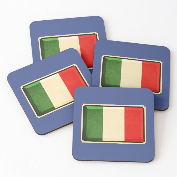 Item preview, Italy Flag Pixel Art – Retro Italian Design designed and sold by PixelDrukiPL.
