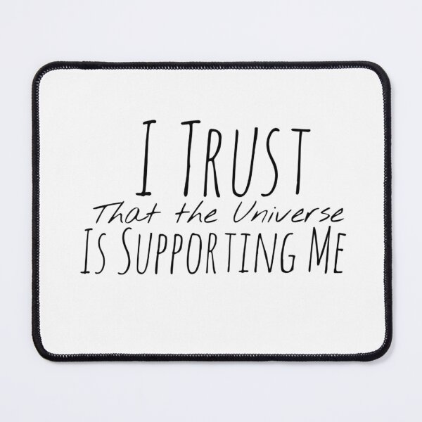 Item preview, I Trust That the Universe Is Supporting Me – Divine Trust Affirmation designed and sold by Camila Ardila.