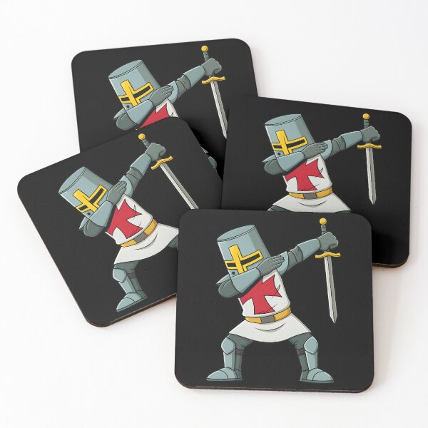 Item preview, Meme divertido de caballero cruzado dabbing, caricatura de guerrero medieval designed and sold by DrawHandArt.