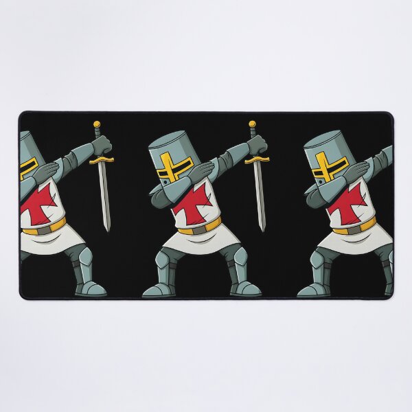 Item preview, Funny Crusader Knight Dabbing Meme Medieval Warrior Cartoon designed and sold by DrawHandArt.