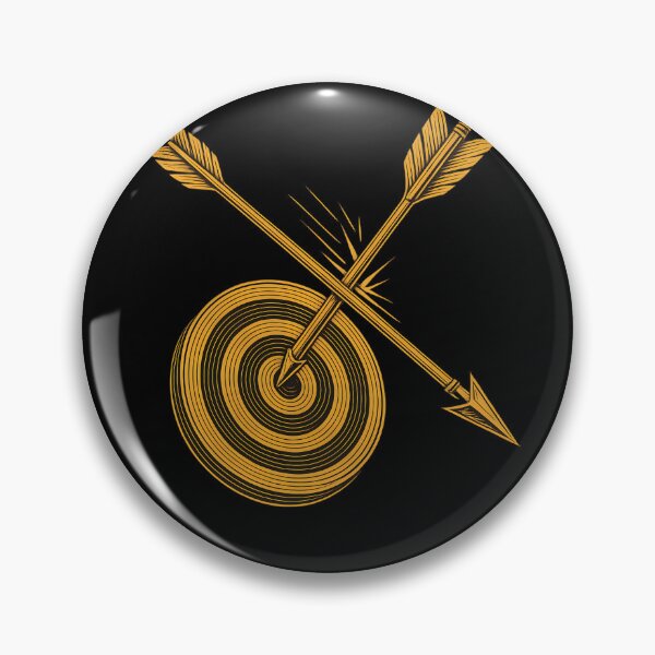 Item preview, Archery Bow Target Archer Crossed shot blocked designed and sold by LuminOrb.