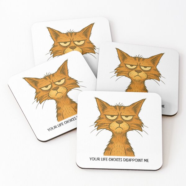 Item preview, Funky Cat, Your Life Choices Disappoint Me designed and sold by EverydayJoes.