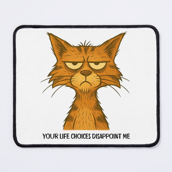 Item preview, Funky Cat, Your Life Choices Disappoint Me designed and sold by EverydayJoes.