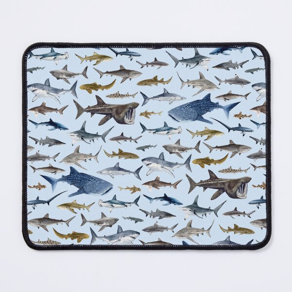 Item preview, SHARKS 2025-light blue designed and sold by BEATRIZ ABAITUA.
