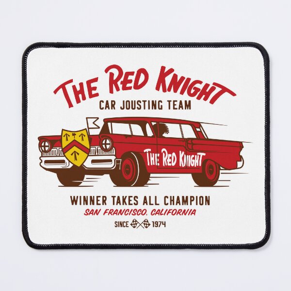 Item preview, The Red Knight Jousting Team (Red and Yellow) designed and sold by Justin Ellis.