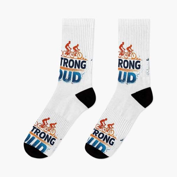 Item preview, FINISH STRONG, WIN LOUD – Triathlon Motivation Sticker designed and sold by Triathlongram.