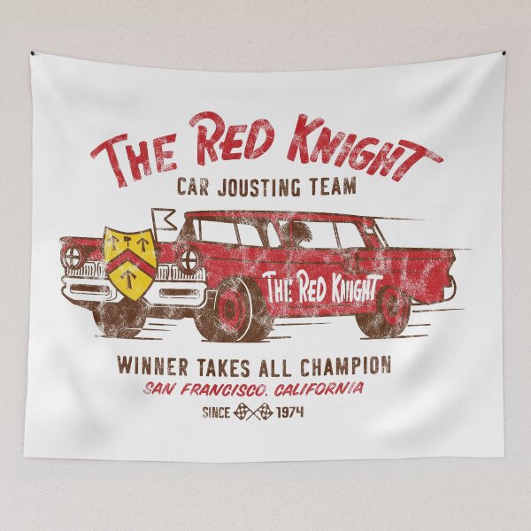 Item preview, The Red Knight Jousting Team (Red and Yellow - Worn) designed and sold by Justin Ellis.