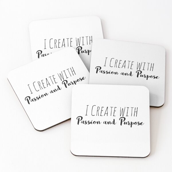 Item preview, I Create with Passion and Purpose – Creative Drive Affirmation designed and sold by Camila  Ardila.