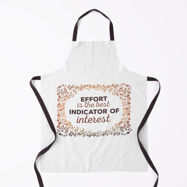 Item preview, T-Shirt - Effort is the best indicator of interest designed and sold by Made-by-Gus.