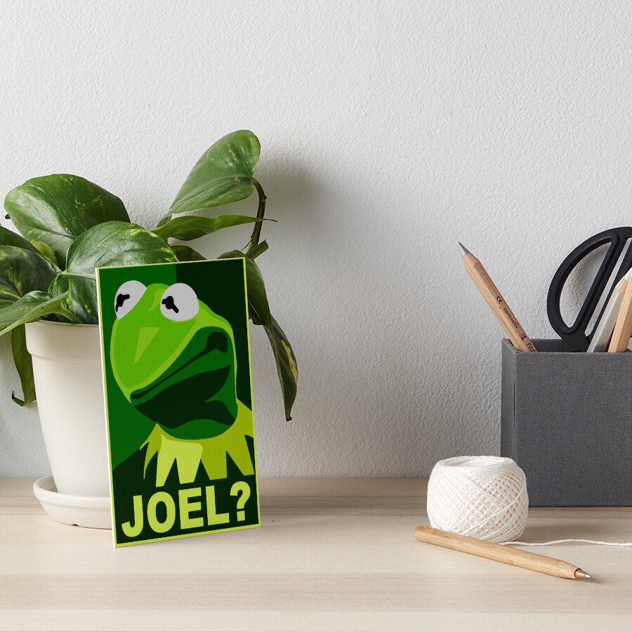 "Vinesauce Joel Kermit Propaganda" Art Board Print by mariovv Redbubble