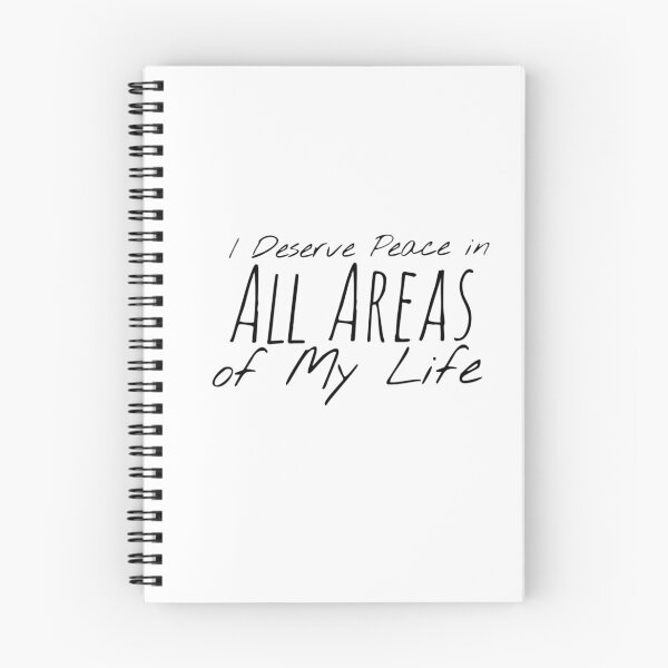 Item preview, I Deserve Peace in All Areas of My Life – Inner Harmony Affirmation designed and sold by Camila  Ardila.
