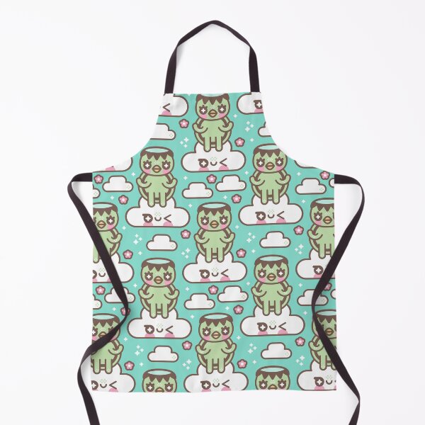 Item preview, Kawaii Kappa on Clouds Pattern designed and sold by musingtreeart.