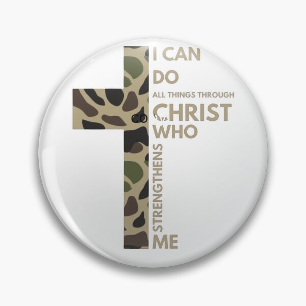 Item preview, Christ strengthens me set designed and sold by FaithandThread.