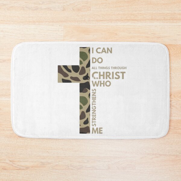 Item preview, Christ strengthens me set designed and sold by FaithandThread.