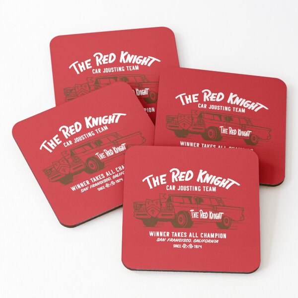 Item preview, The Red Knight Jousting Team (2-Color Reverse - Red) designed and sold by Justin Ellis.