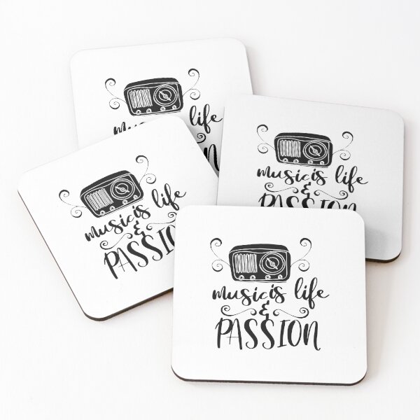 Item preview, T-Shirt - Music is life & passion designed and sold by Made-by-Gus.