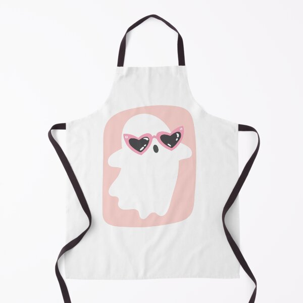 Item preview, Ghostie with Heart Glasses - pink on pink designed and sold by FlamingoFeet.