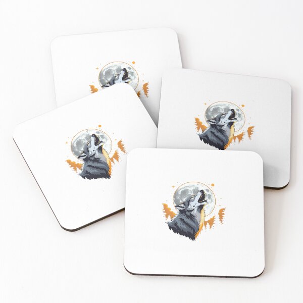 Item preview, Howling wolf design. designed and sold by RisingWolfStudio.