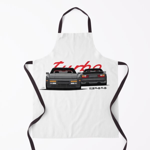 Item preview, Porsche 944 turbo Front rear retro Black Illustration designed and sold by blackdogshop.