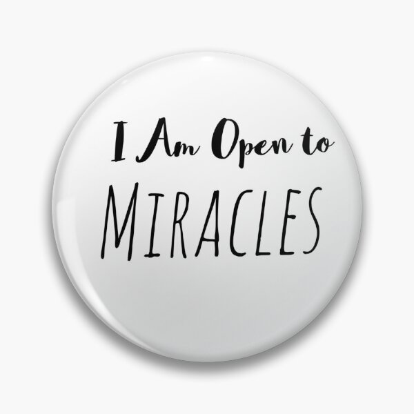 Item preview, I Am Open to Miracles – Abundance Mindset Affirmation designed and sold by Camila  Ardila.
