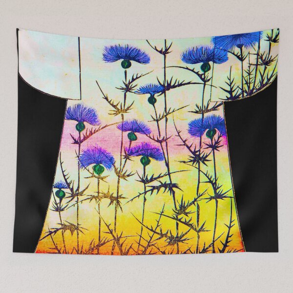 Item preview, Twilight Thistle Glow - V2 designed and sold by WheelieGdArt.