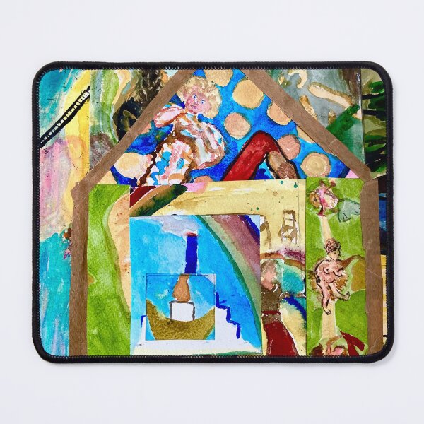 Item preview, Log cabin in the woods designed and sold by nomdadart.