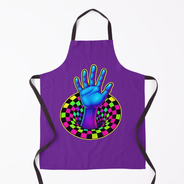 Item preview, „Neon Hand from the Abyss – Psychedelic Vortex 3D” designed and sold by MK-WOOD.