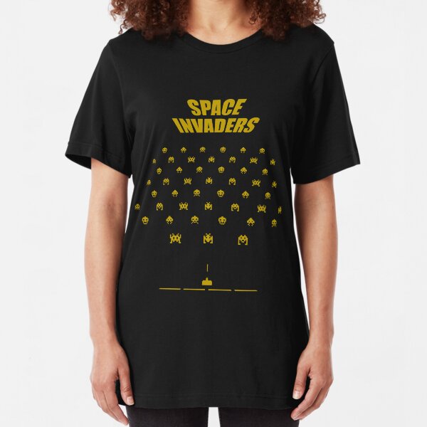 Space Invaders Slim Fit T-Shirt