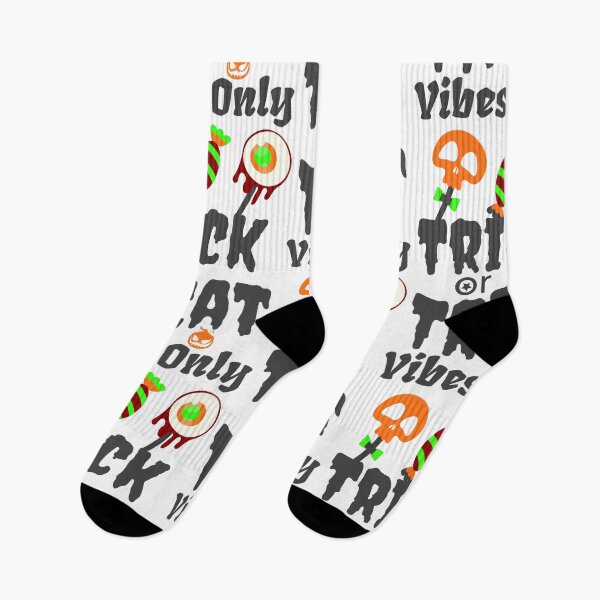 Item preview, Trick or Treat Vibes Only Halloween T-Shirt Design | Spooky Quote designed and sold by Grxcreation.