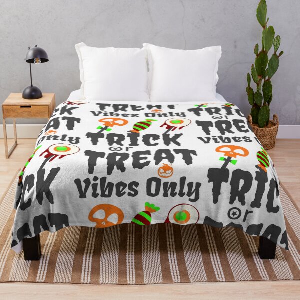 Item preview, Trick or Treat Vibes Only Halloween T-Shirt Design | Spooky Quote designed and sold by Grxcreation.