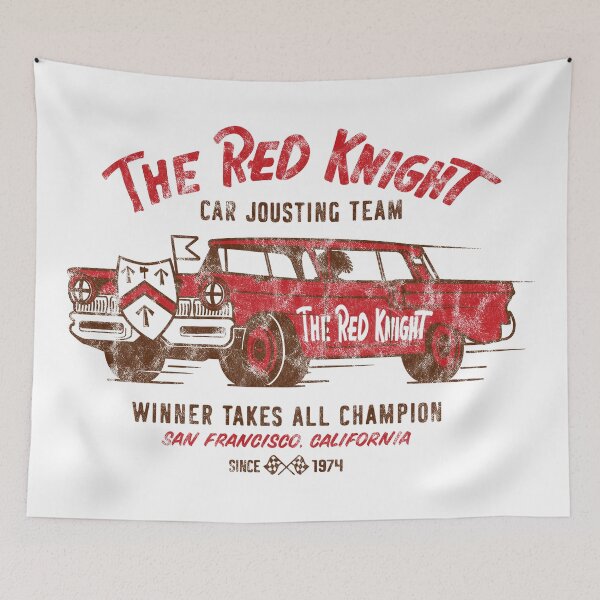 Item preview, The Red Knight Jousting Team (2-Color Red - Worn) designed and sold by Justin Ellis.