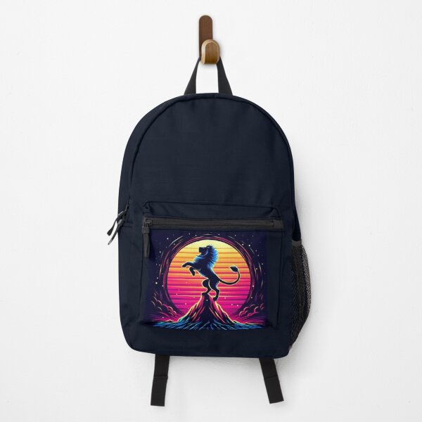 Item preview, lion silhouette at sunset designed and sold by Dogandesighn.