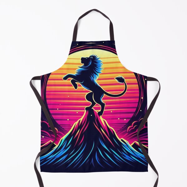 Item preview, lion silhouette at sunset designed and sold by Dogandesighn.