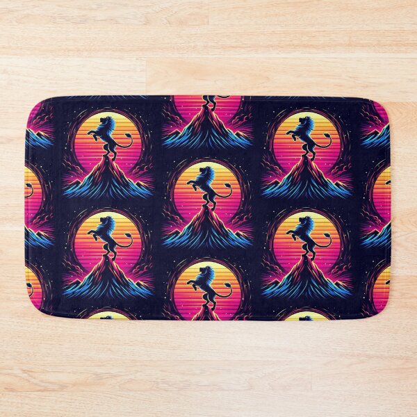 Item preview, lion silhouette at sunset designed and sold by Dogandesighn.