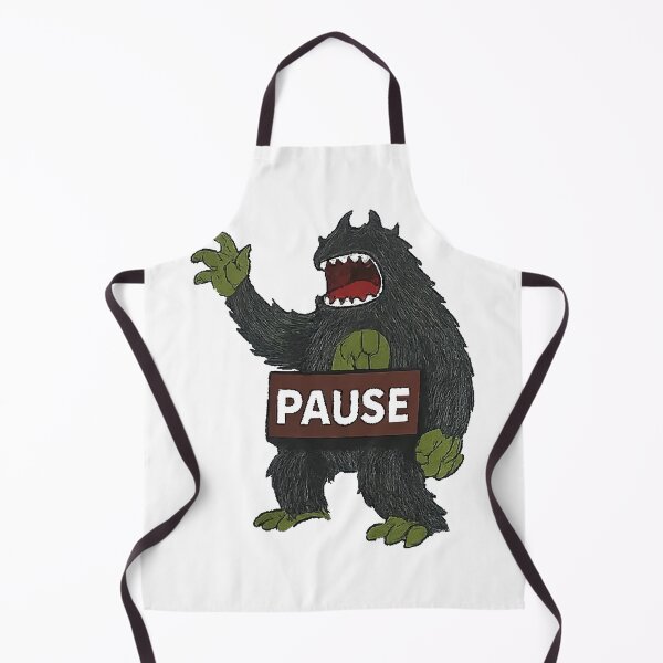 Item preview, funny games movie Horror Boss Fight Pause Button Funny designed and sold by Uglyandcute.