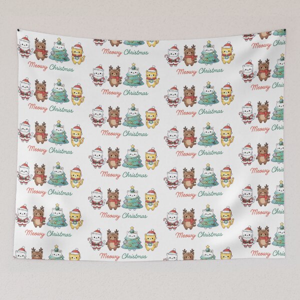 Item preview, Meowy Christmas Cats PNG, Christmas Cat T-shirt, Cat Lover Clipart, Holiday Cat, Santa Reindeer Christmas Tree Cat Digital Download designed and sold by FirsttMeUp.