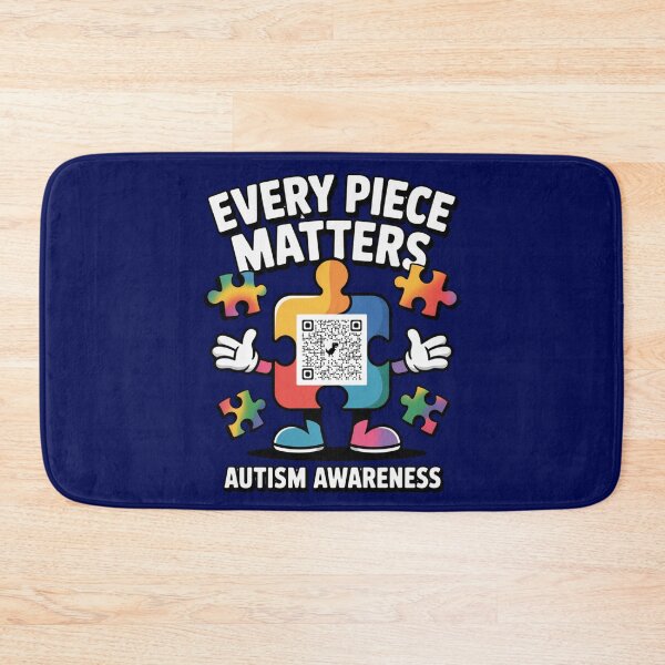 Item preview, Puzzle Code – Every Piece Matters (Autism QR Design) designed and sold by GENX-AUTISM-DAD.