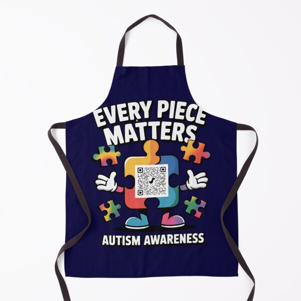Item preview, Puzzle Code – Every Piece Matters (Autism QR Design) designed and sold by GENX-AUTISM-DAD.