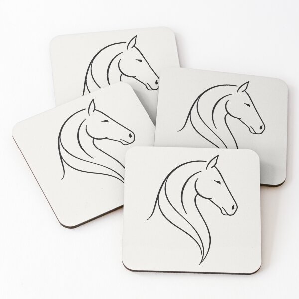 Item preview, Horse Head Line Art designed and sold by Debbie Schulte.