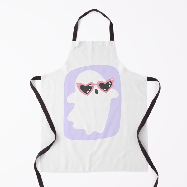 Item preview, Copy of Ghostie with Heart Glasses - pink on purple designed and sold by FlamingoFeet.