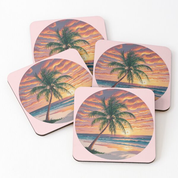 Item preview, Palm Beach Sunset Glow designed and sold by The Digital Compass.