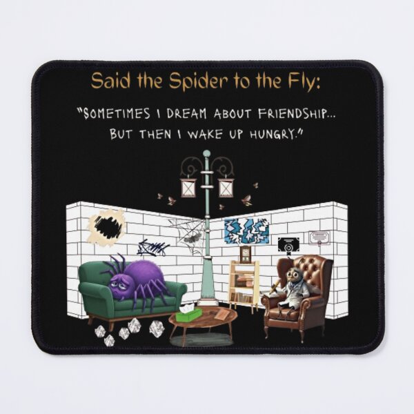 Item preview, Arachnid Therapy – "I Wake Up Hungry" designed and sold by Deviant Domain.