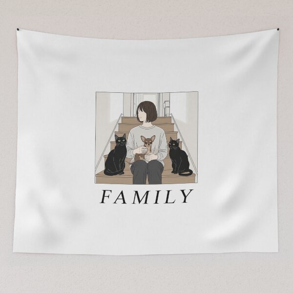 Item preview, Pet Family Girl designed and sold by El Hermano Gym.