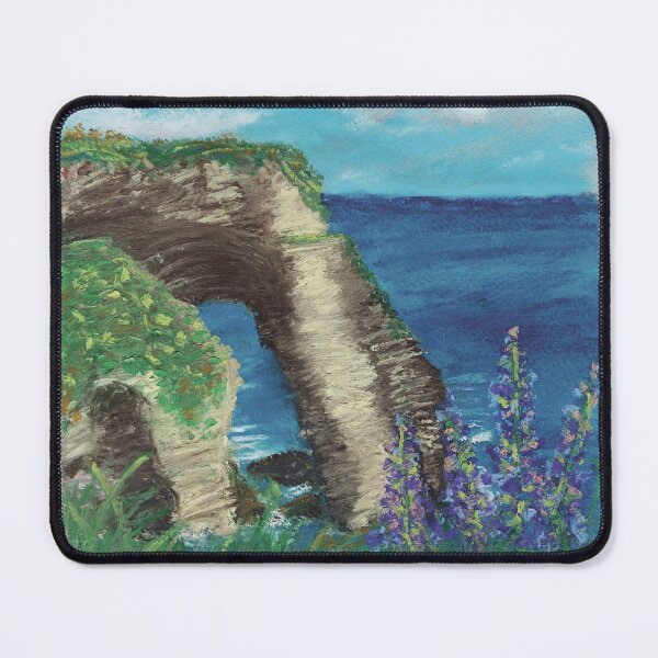 Item preview, Cliffside Seascape designed and sold by HeatherBozarthArt.