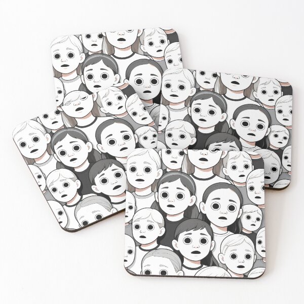 Item preview, Creepy Wide-Eyed Children Crowd designed and sold by Shoot-The-Moon.